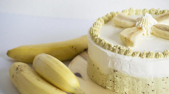 Banan svamp tårta grädde recept 