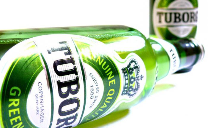 Öl "Tuborg": producent, foto, recensioner