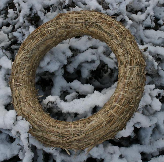 hur man gör en krans av grenar med egna händer