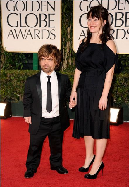 Peter Dinklage med sin fru