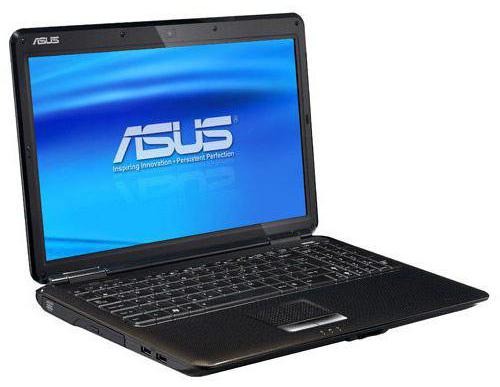 Laptop Asus K50C: specifikationer