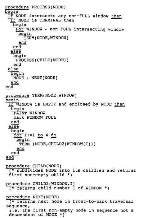 Ett exempel på program i Pascal. Programmering i Pascal