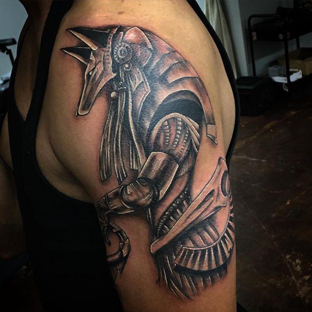 tatuering anubis värde skisser