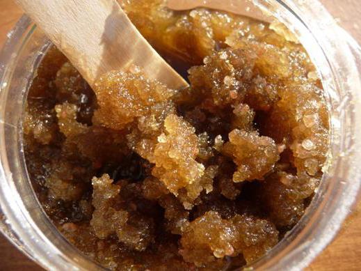 socker scrub recept