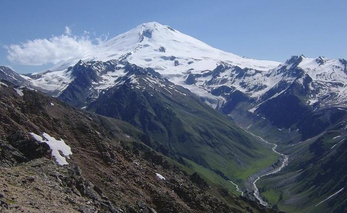 Elbrus - det högsta berget i Ryssland