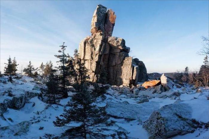 Berg i Chelyabinsk regionen: lista, namn, höjd