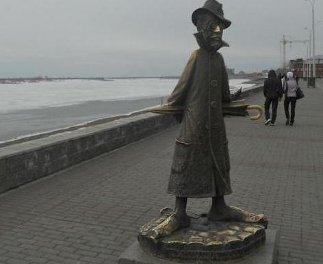 monument av staden Tomsk