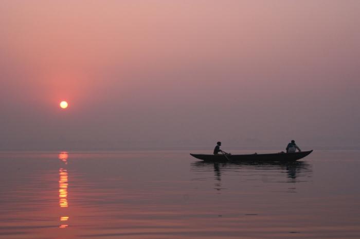 Ganges floden är en helig flod och utövandet av högsta makt i Indien