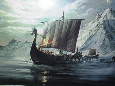 Viking ship photo 