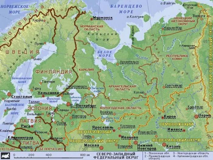 Favorit geografiskt läge i S: t Petersburg