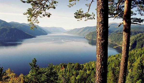 Vila på sjön Teletskoye