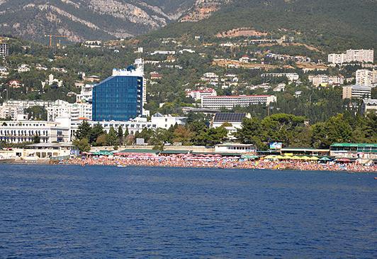 Hotell i Jalta med en privat strand - en underbar semester vid havet
