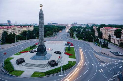 Områden i Minsk. Deras infrastruktur och försörjning